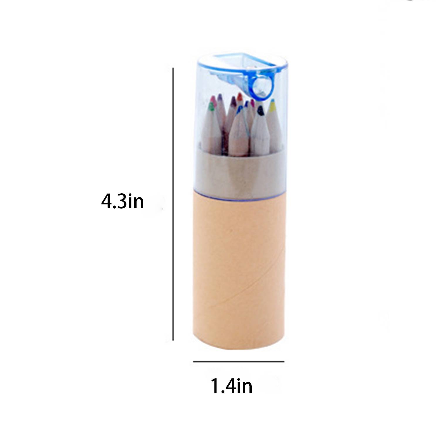Colors Painting Writing Pencil sets W/ Sharpener case 5
