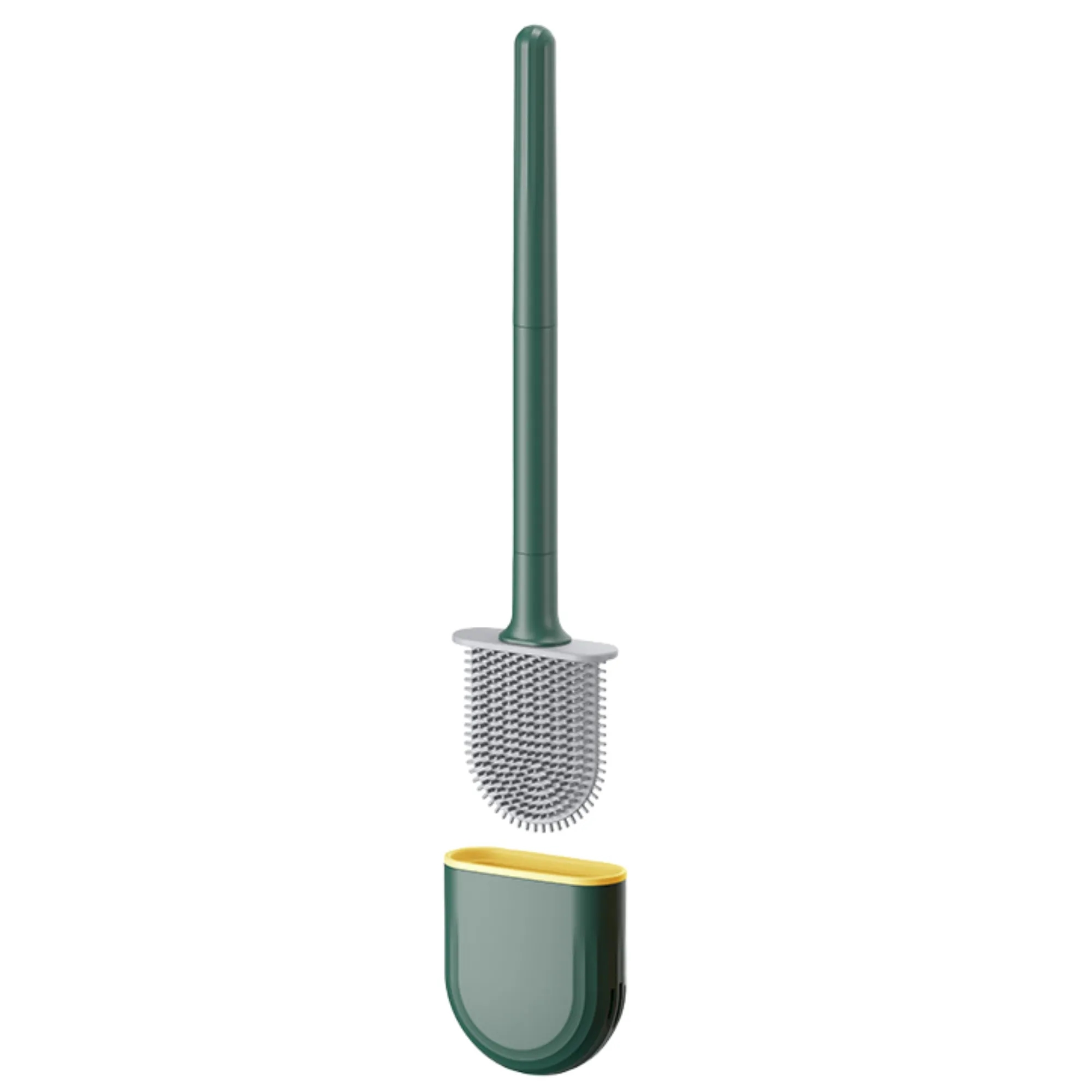 Soft TPR Wall - Mounted Detachable Handle Toilet Brush 3