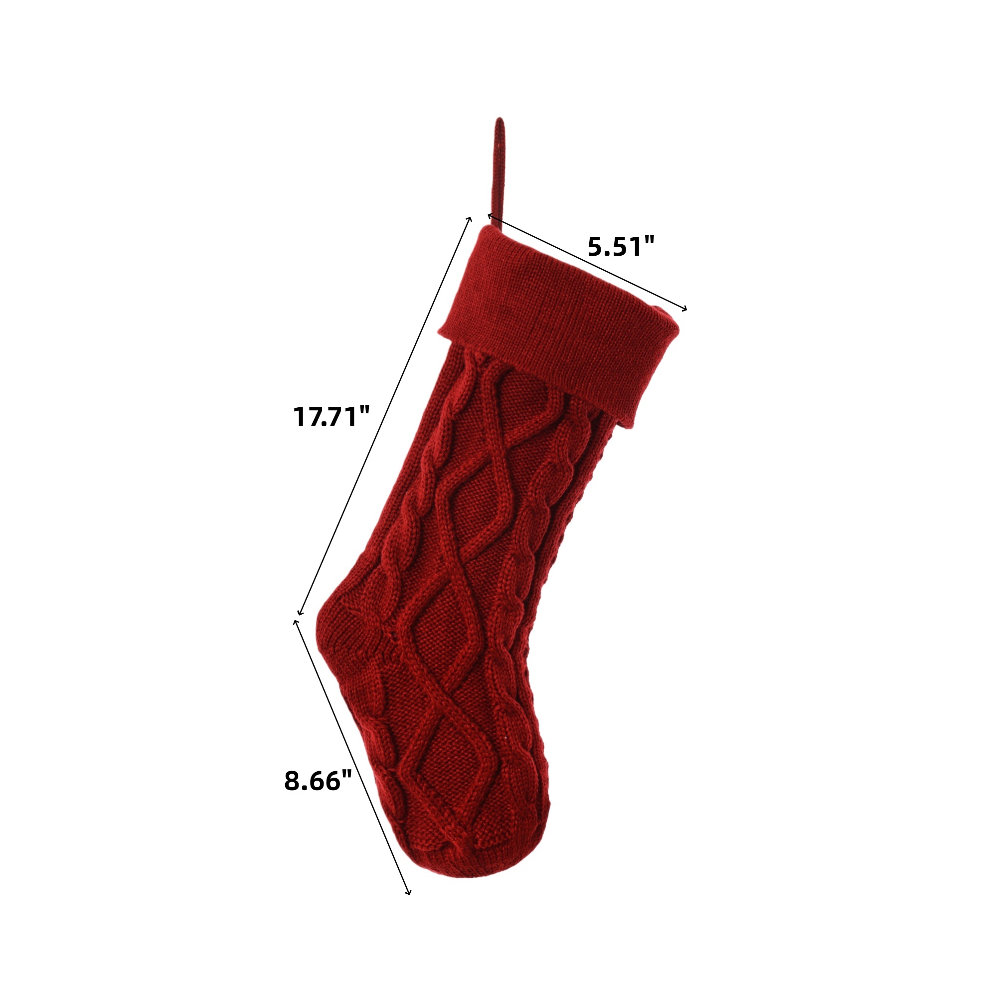 Knitted Christmas Stocking 3