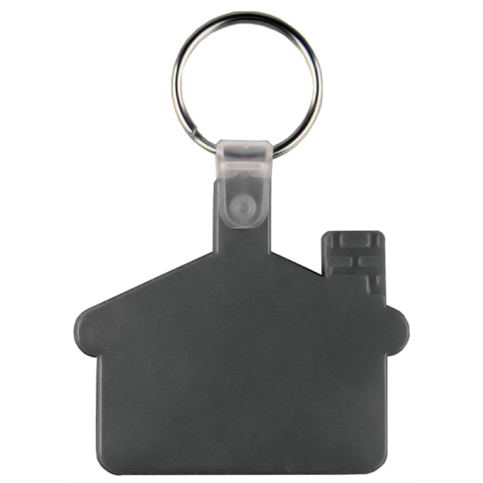 House Shape Soft Plastic Key Tag Printed with Your Logo 8
