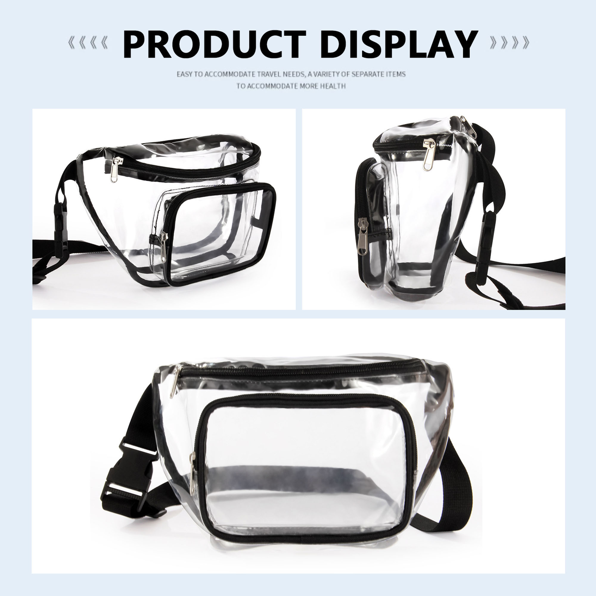 Transparent Adjustable Waist Pack 2