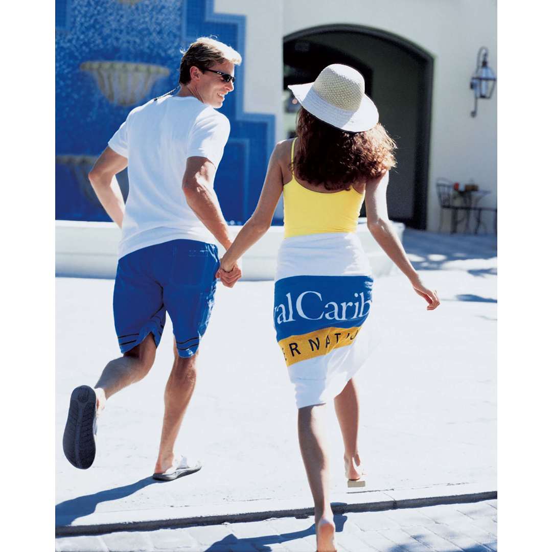 Basic Weight White Beach Towel 7