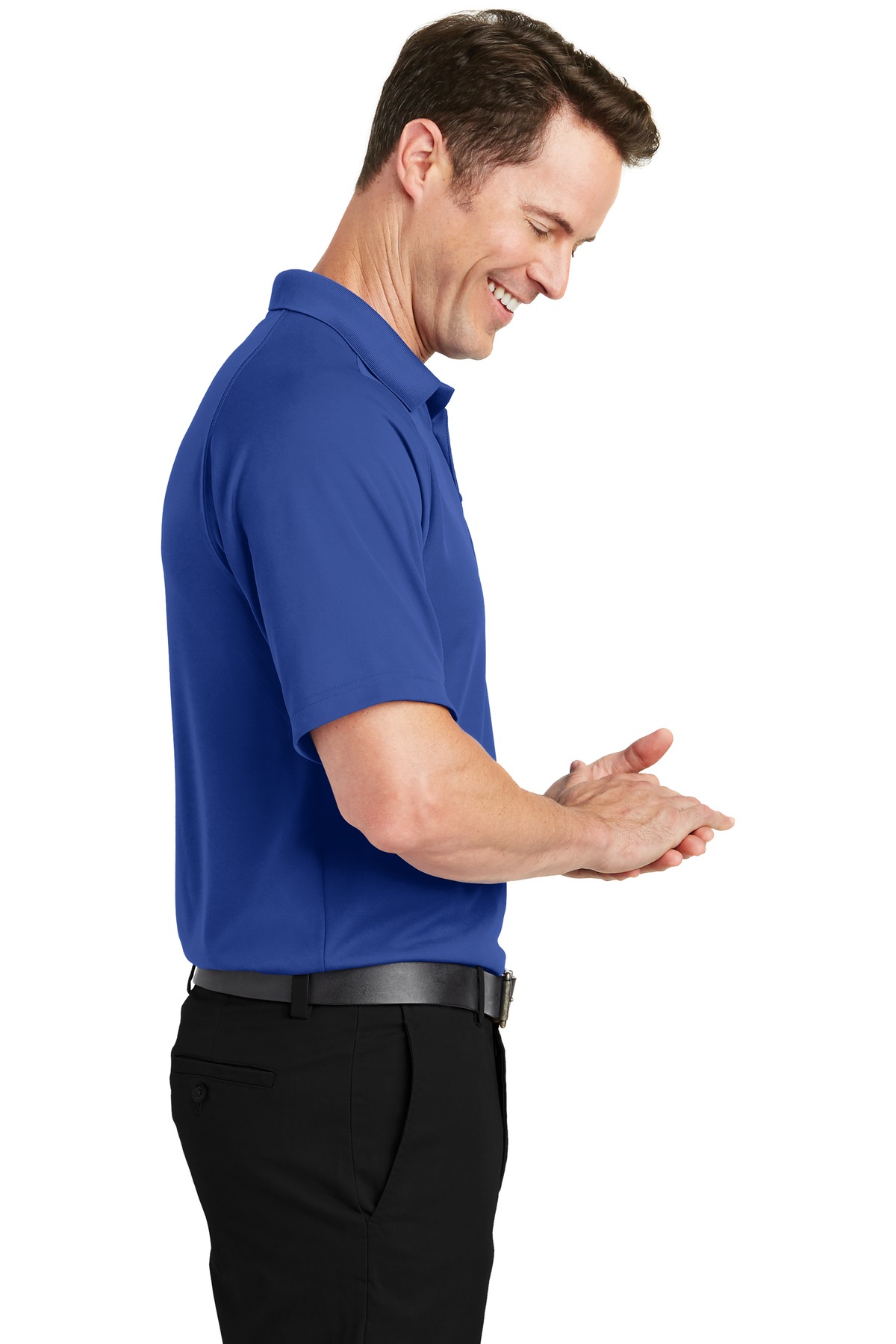Sport-Tek Dry Zone Raglan Polo. T475 21