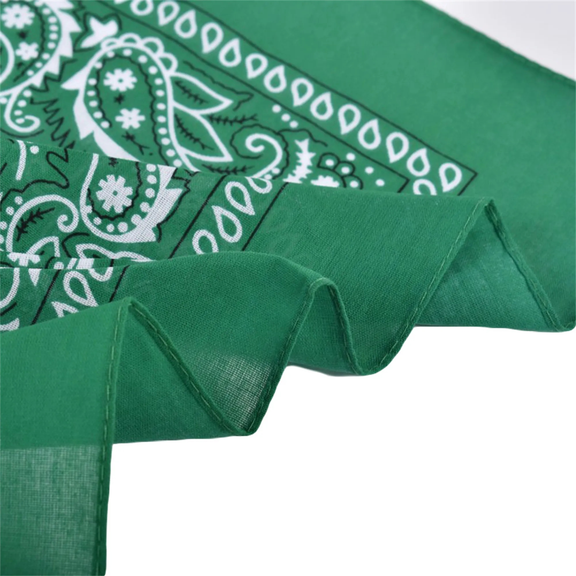 Full Color Paisley Bandanna Square Scarf 8