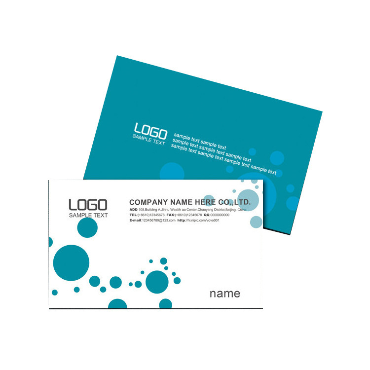 Custom Folding Foldable Business Cards White Cards 3