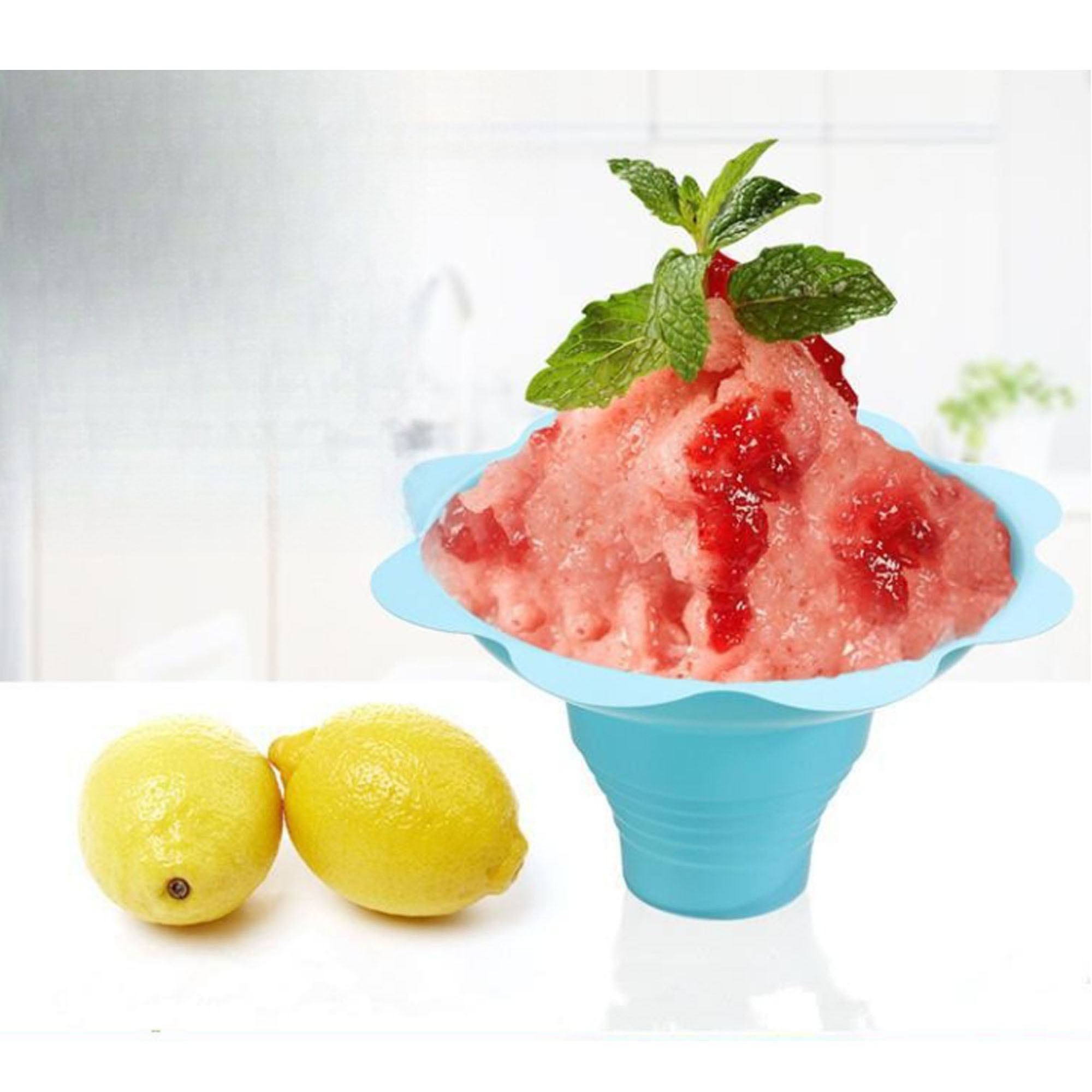 Durable Disposable Snowflake Bowl for Cold Treats & Sweets 4