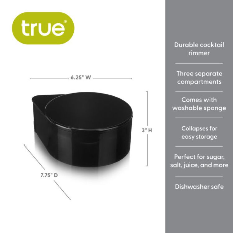 True® Garnish 3 Tiered Cocktail Rimmer 4