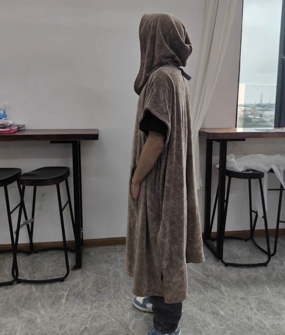 Surf Poncho Changing Robe with Hood 11