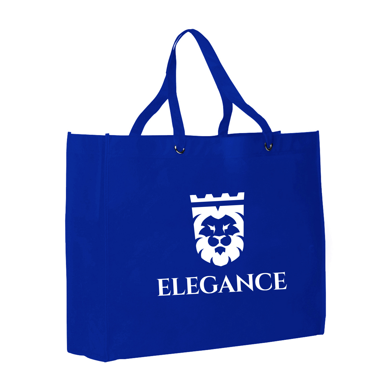 Shopper Non-Woven Tote Bag (2 Color Imprint) 8