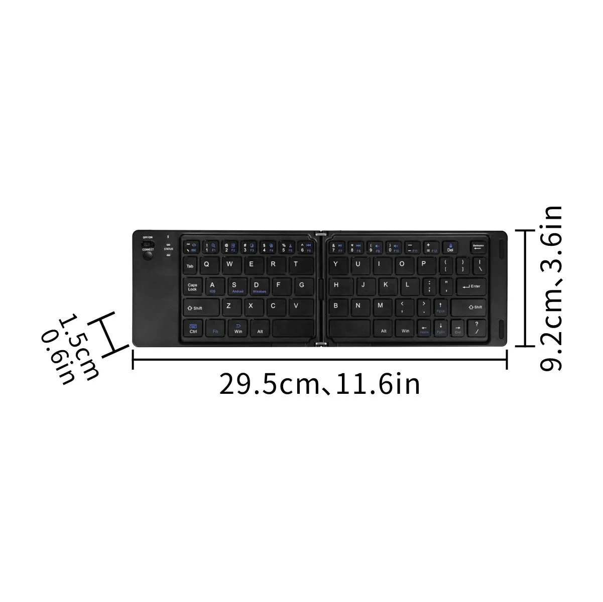 Bluetooth Foldable Keyboard For Phone Tablet And Laptop 5