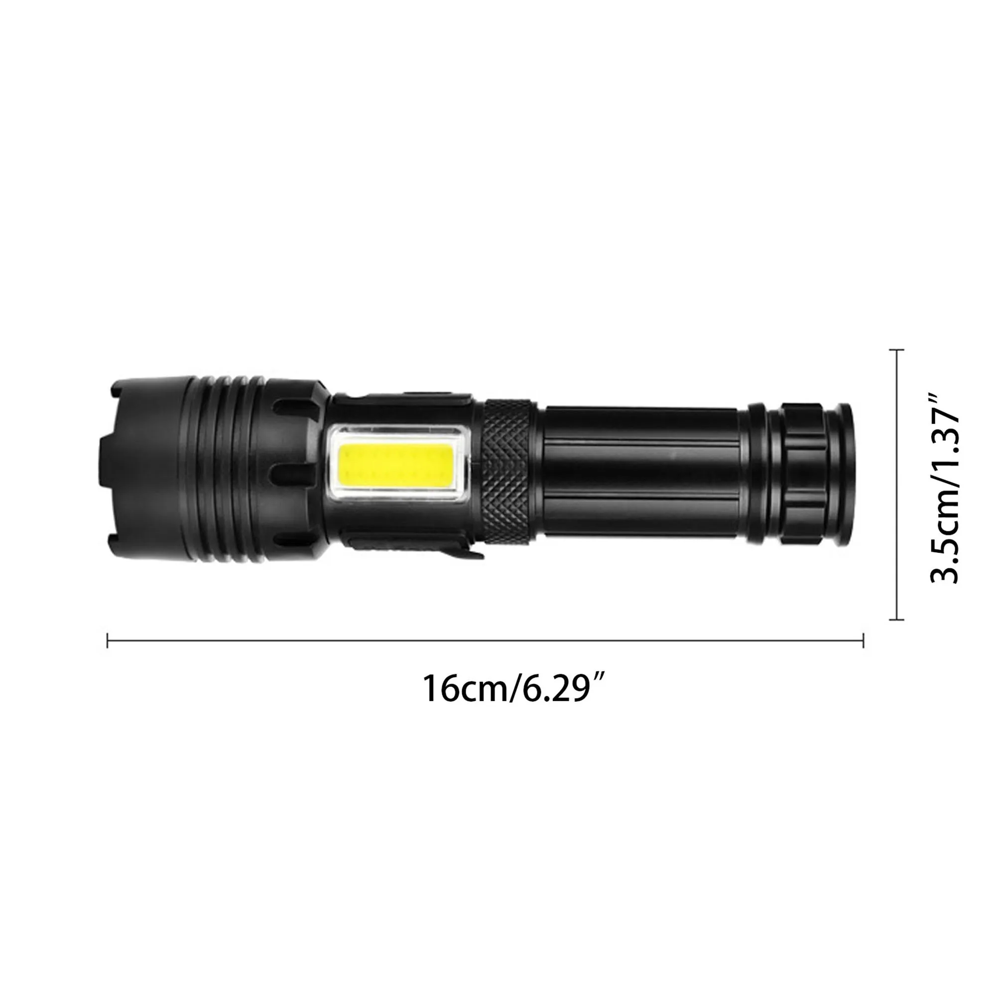 Outdoor Waterproof Charging Hook Flashlight 3