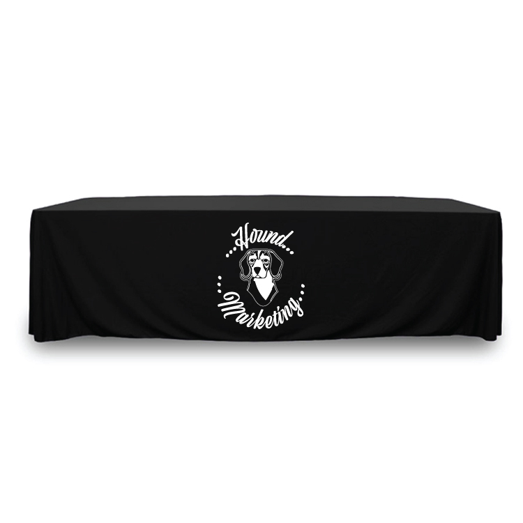 8 ft.Throw PolyPoplin™ Table Cover (WHITE LOGO ONLY) 26