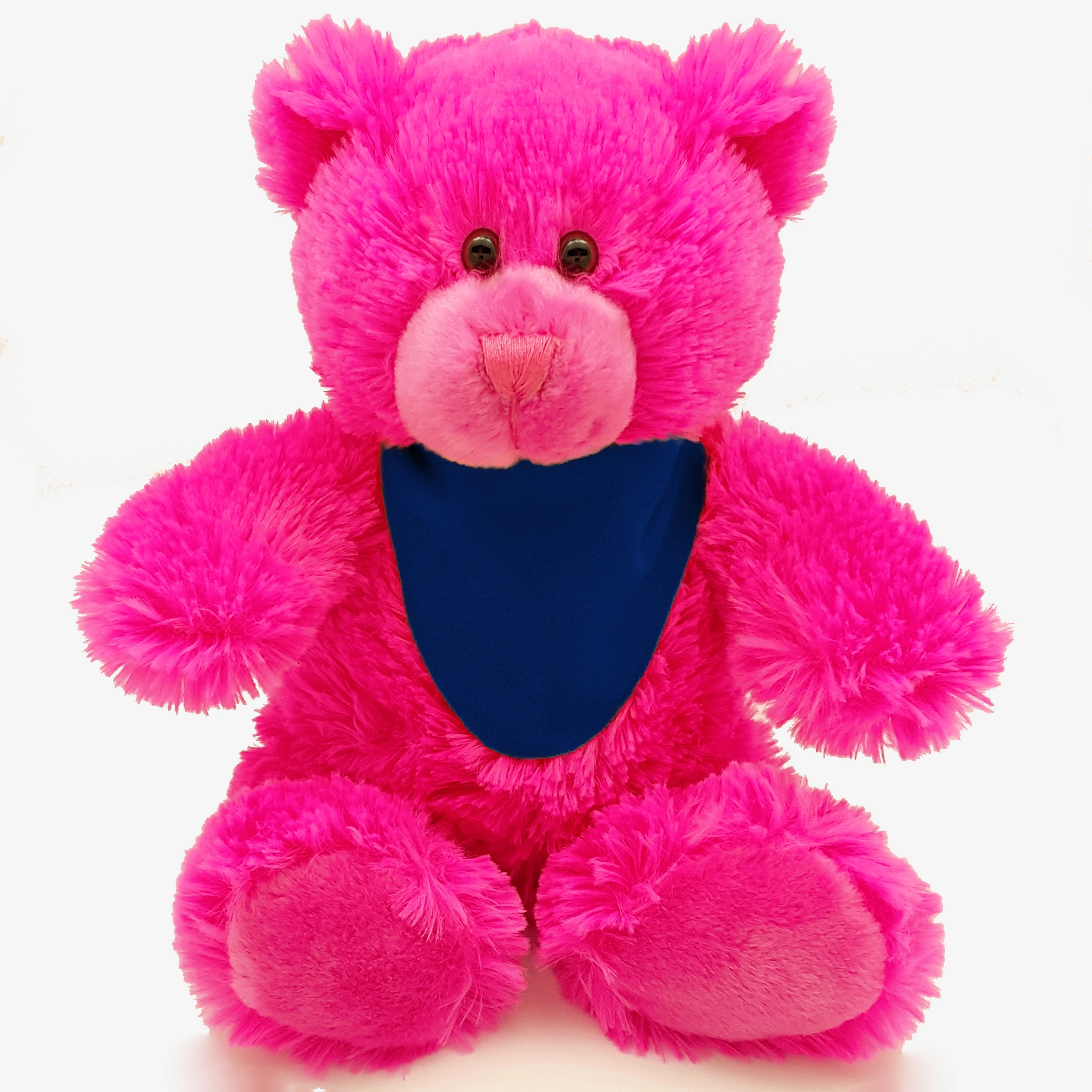 8" Bright Color Hot Pink Bear 17