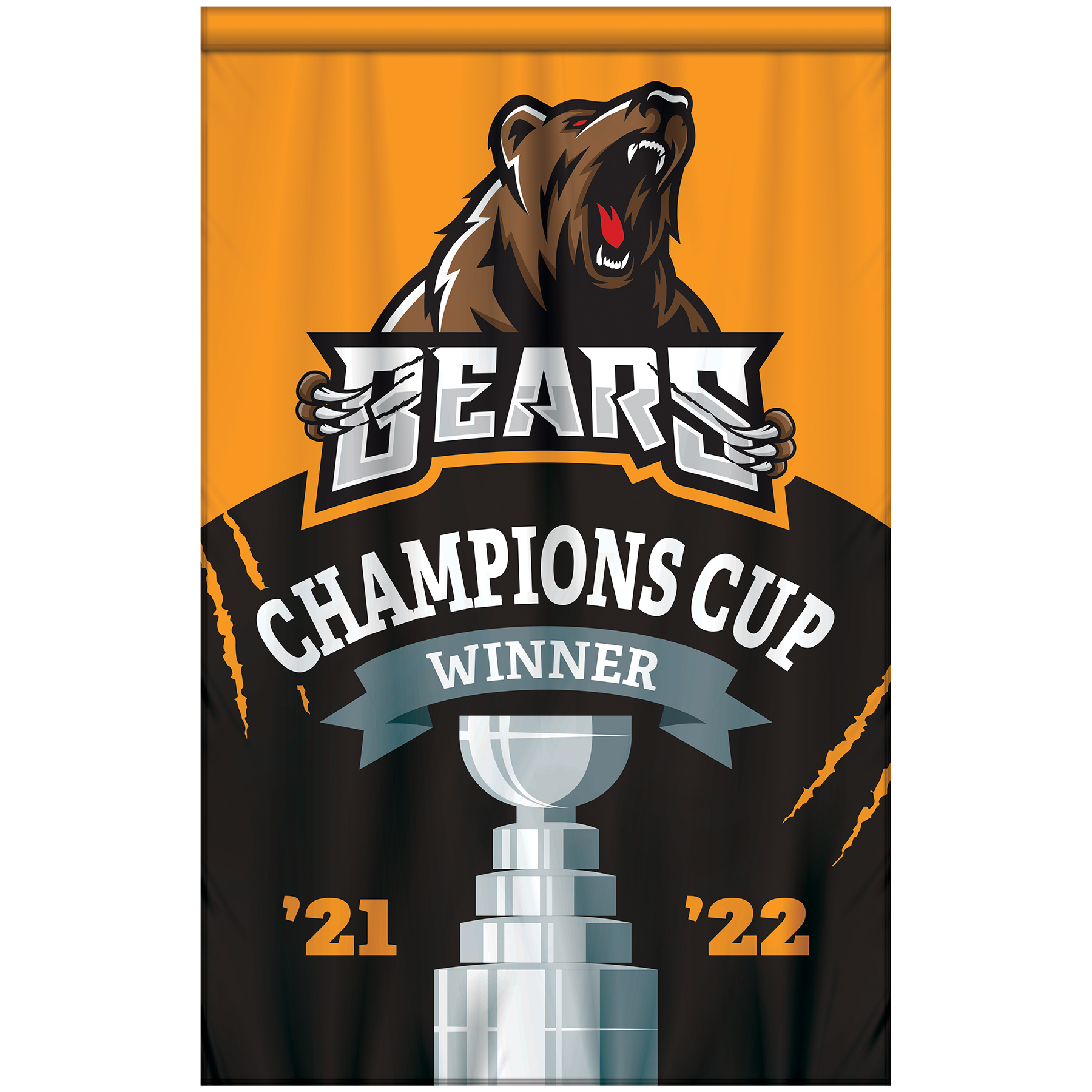 4' x 6' Championship Banner Double Sided Straight Cut 4