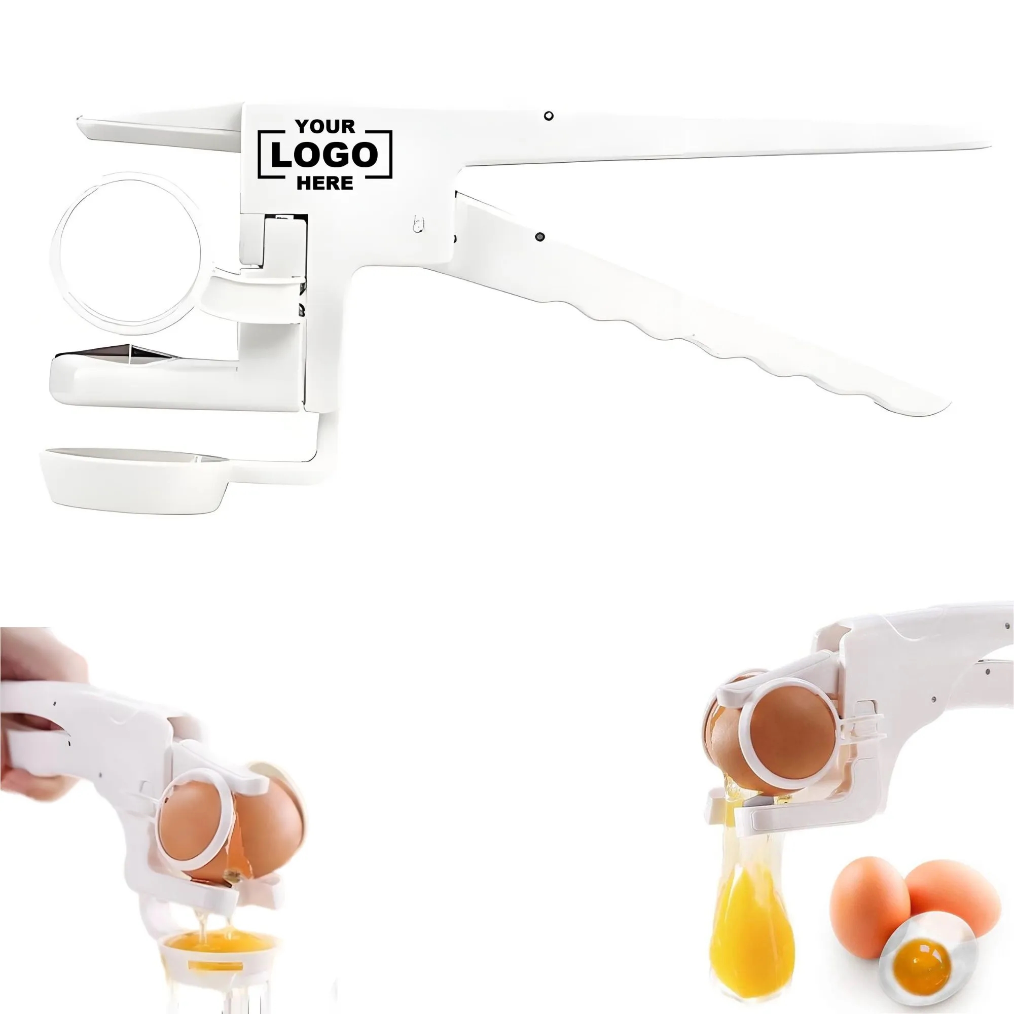 Egg-Breaker Egg White Yolk Separator