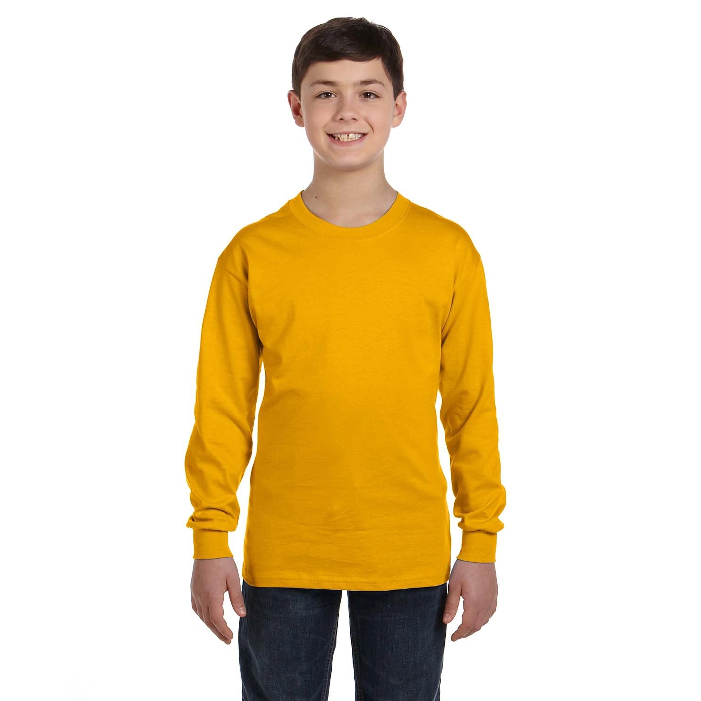 Gildan Heavy Cotton Youth Long Sleeve T-Shirt 11