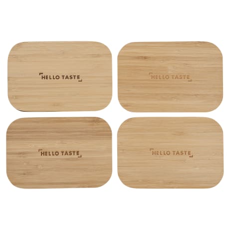 Bamboo Fiber Lunch Box with Cutting Board Lid 188