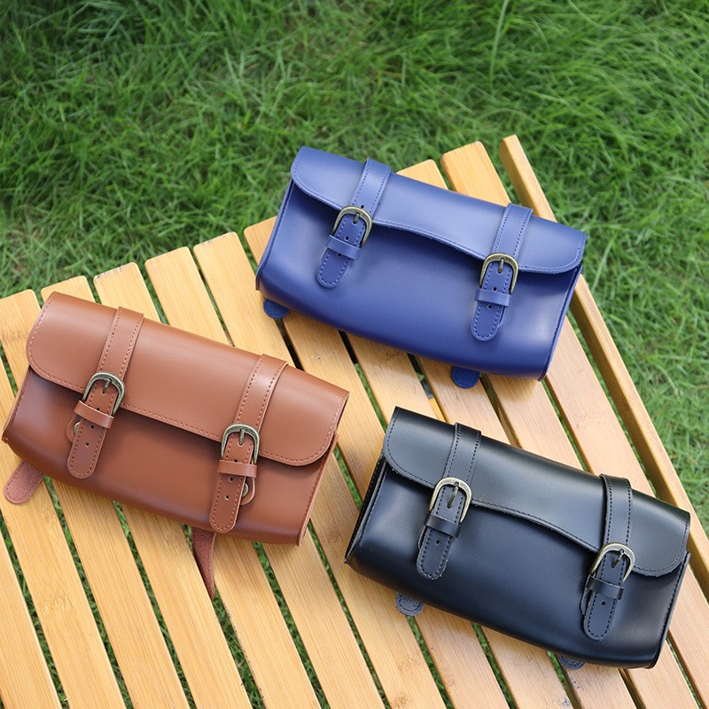 Leather Bike Frame Bag 2