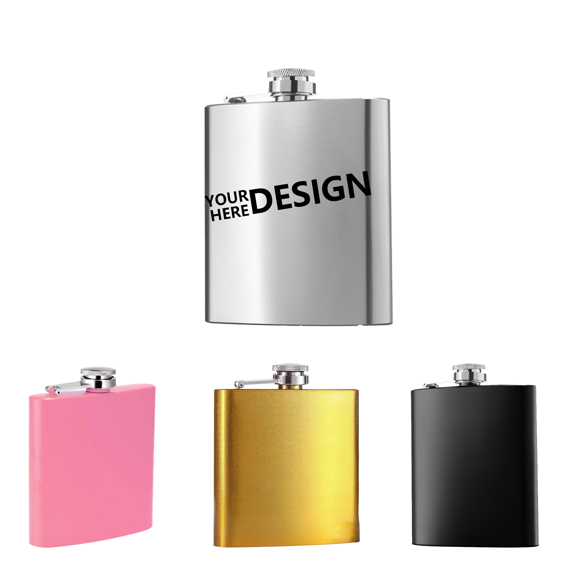 Mini Stainless Steel Travel Flask 2