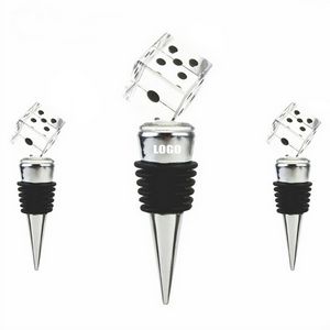 Custom Dice Wine Cork Bottle Stopper 6