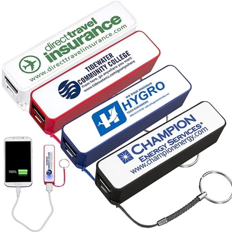 Pocket Power Bank with Keyring - 2200 mAh 6