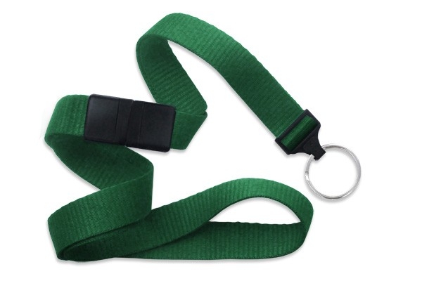 5/8" Flat Blank Lanyard with Breakaway (Split Ring) 10