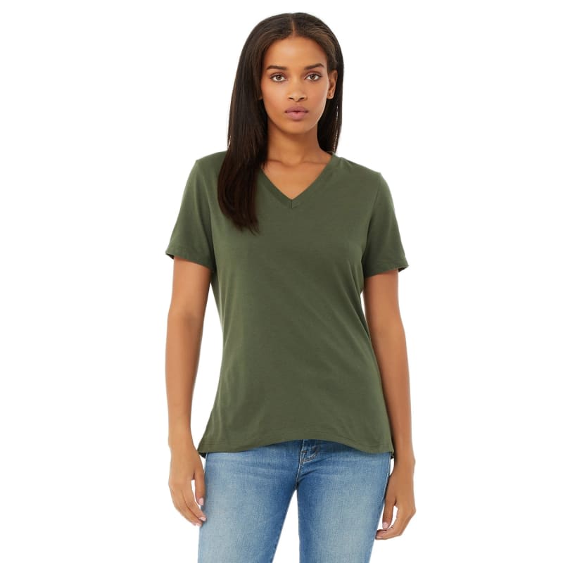 Bella Missys Relaxed Jersey Short-Sleeve V-Neck T-Shirt 6
