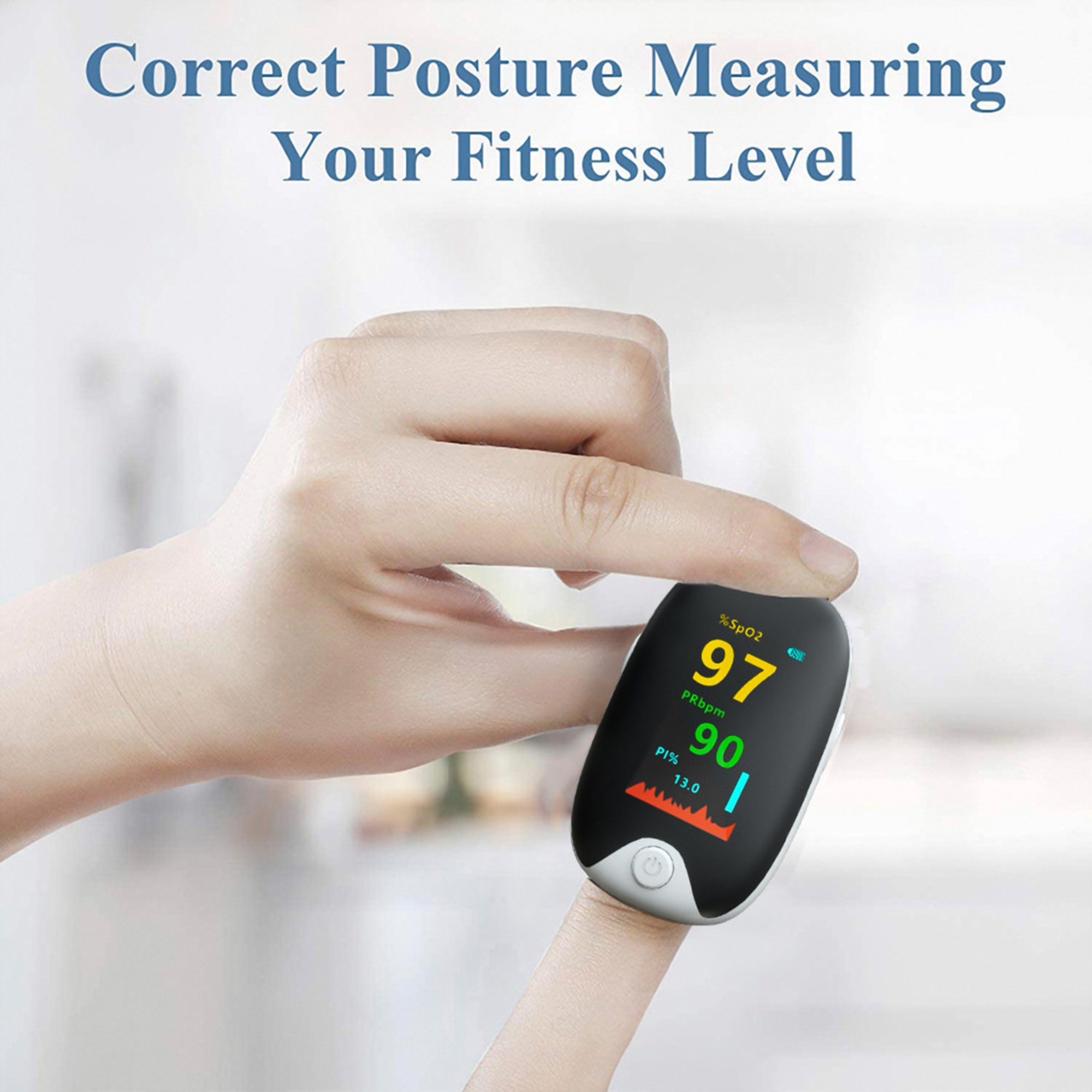 Finger Clip On Oximeter 2