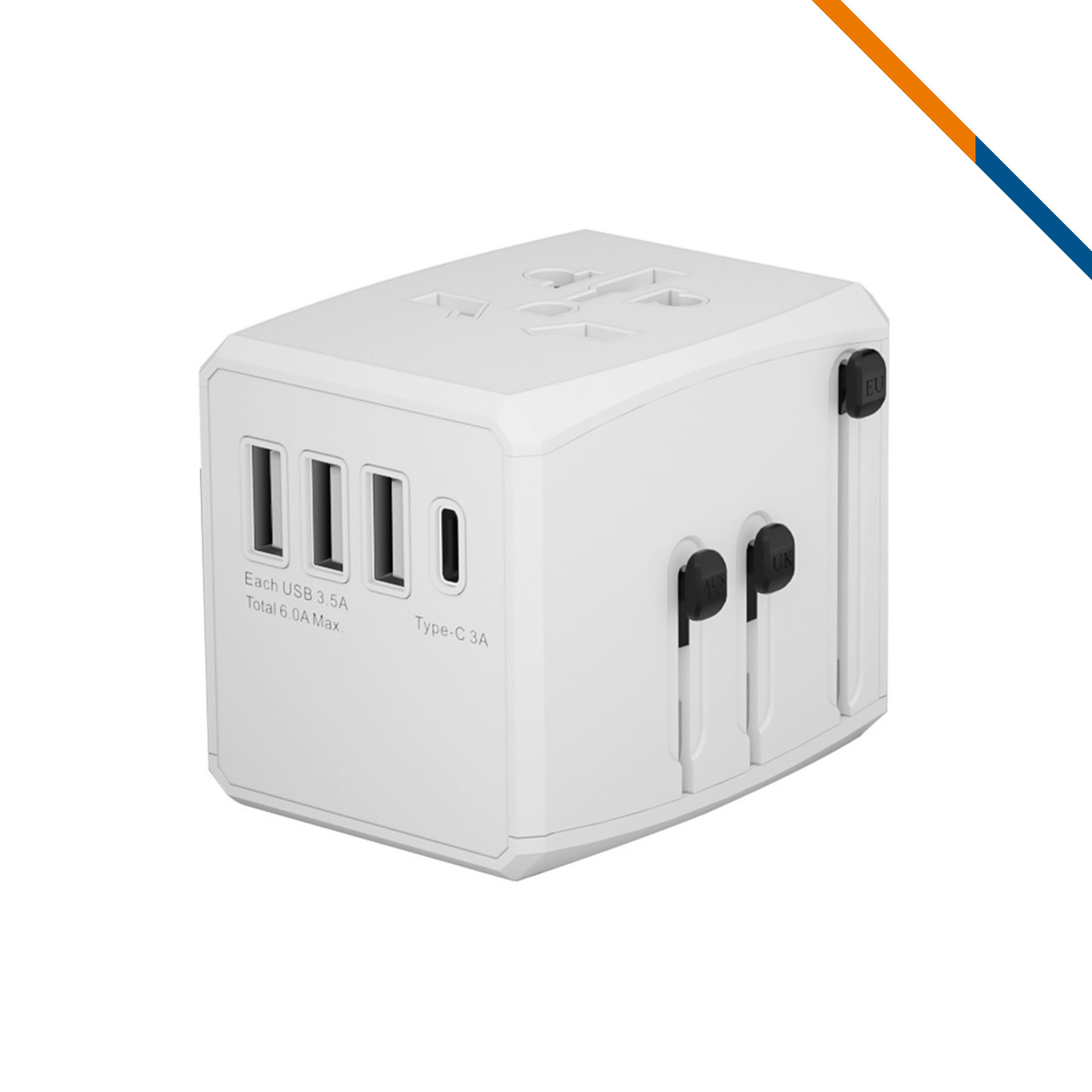 Jess 4 Ports Universal Adapter 4