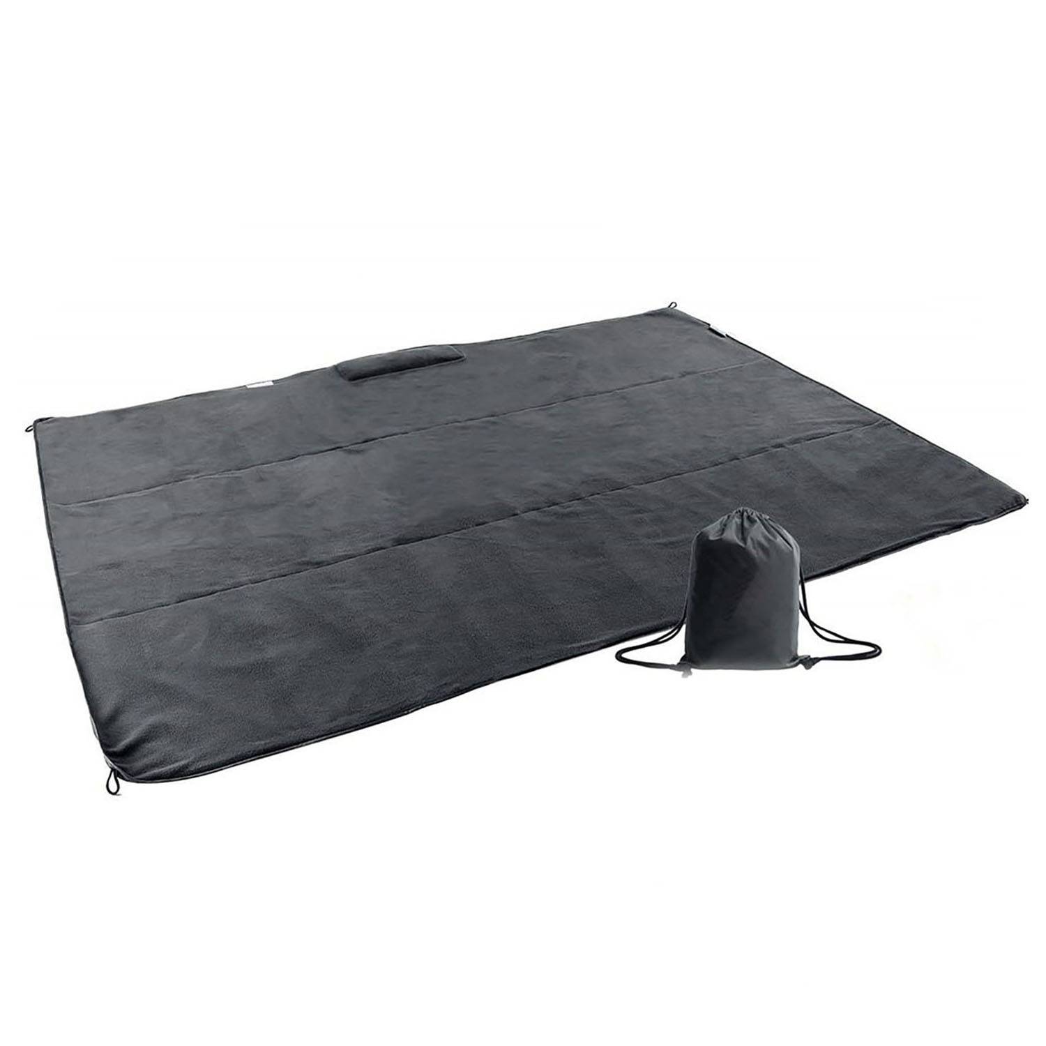 Waterproof Oxford Hooded Rain Poncho Foldable Camping Mat 7