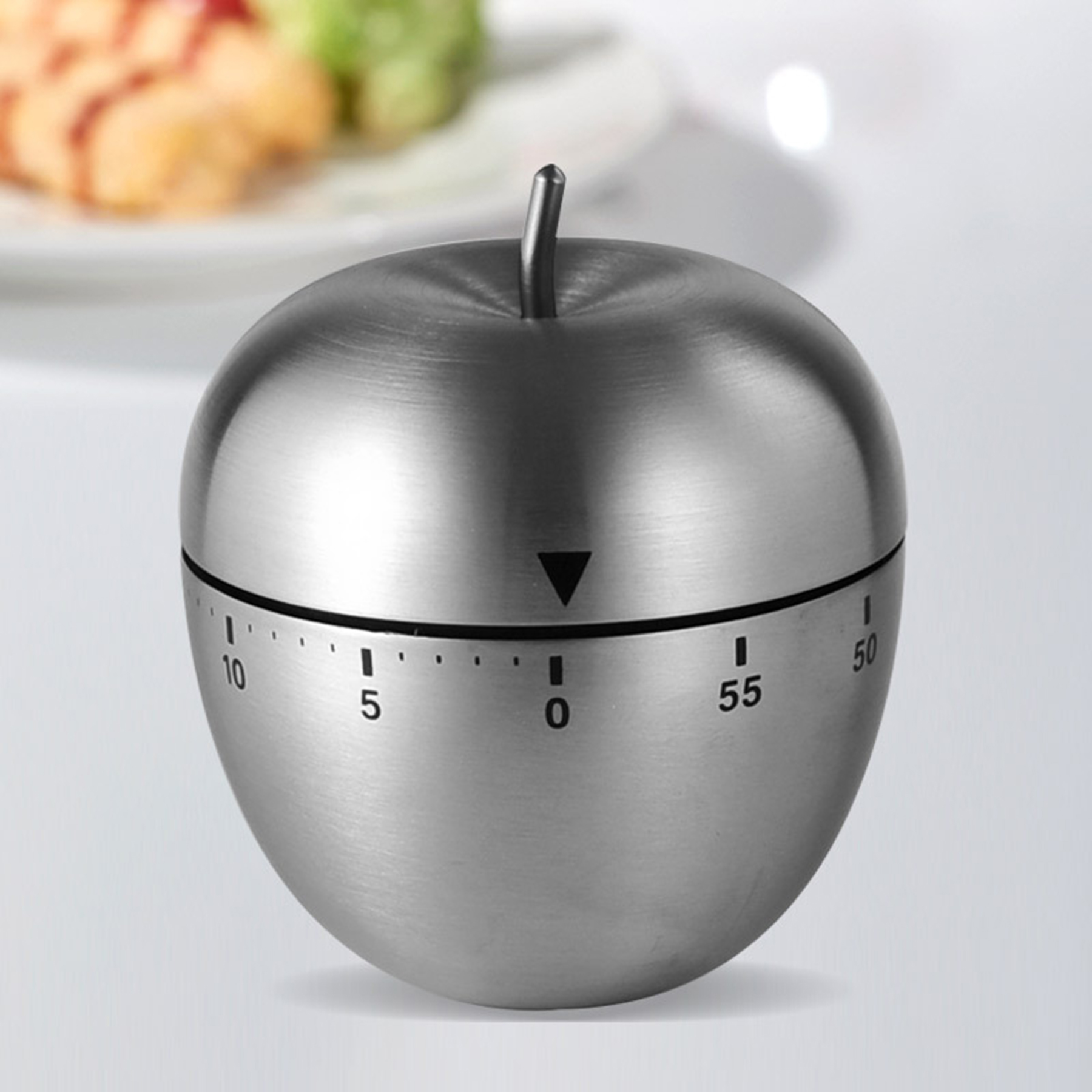 Apple Shape Stainless Steel Timer 2