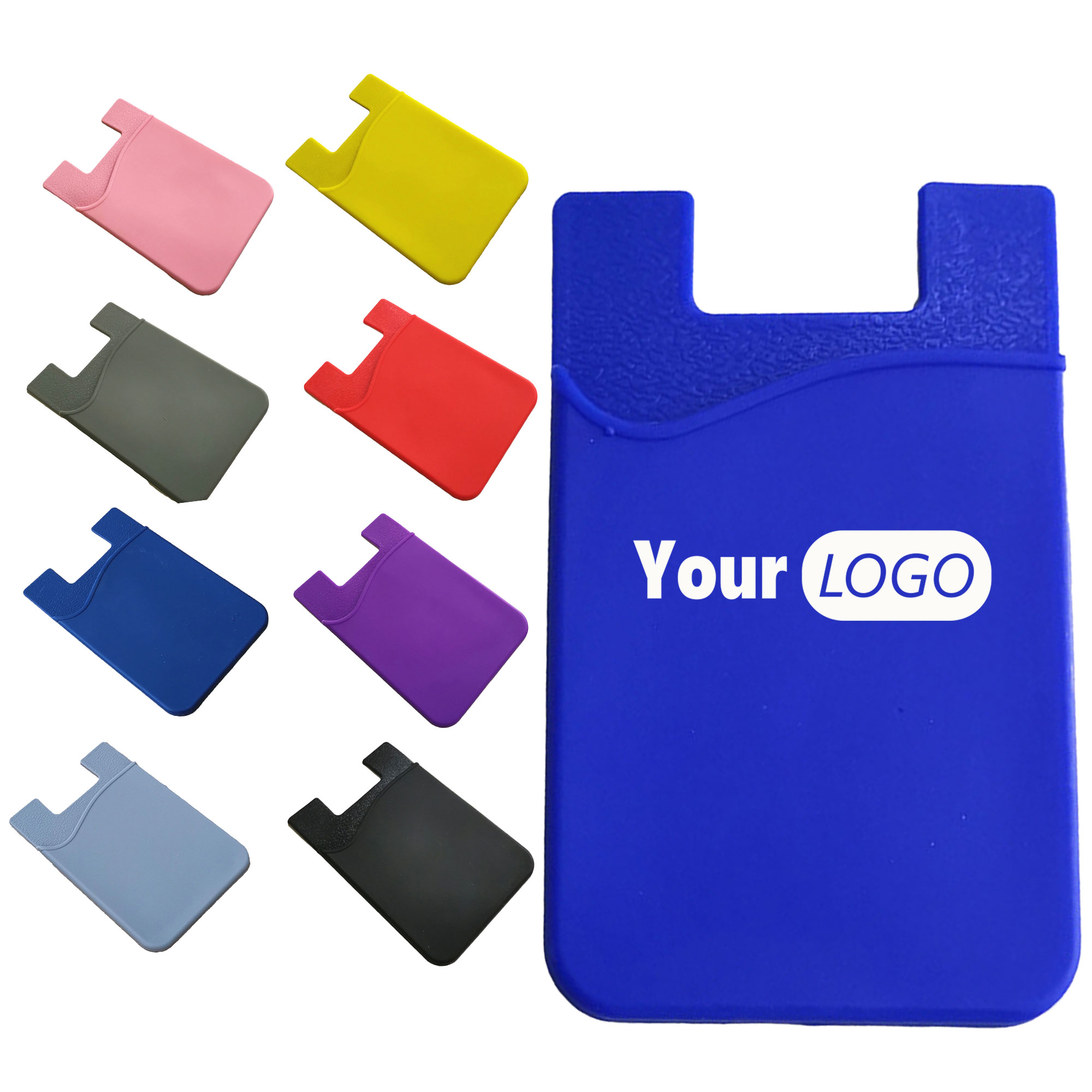 Silicone Adhesive Cell Phone Wallet 12