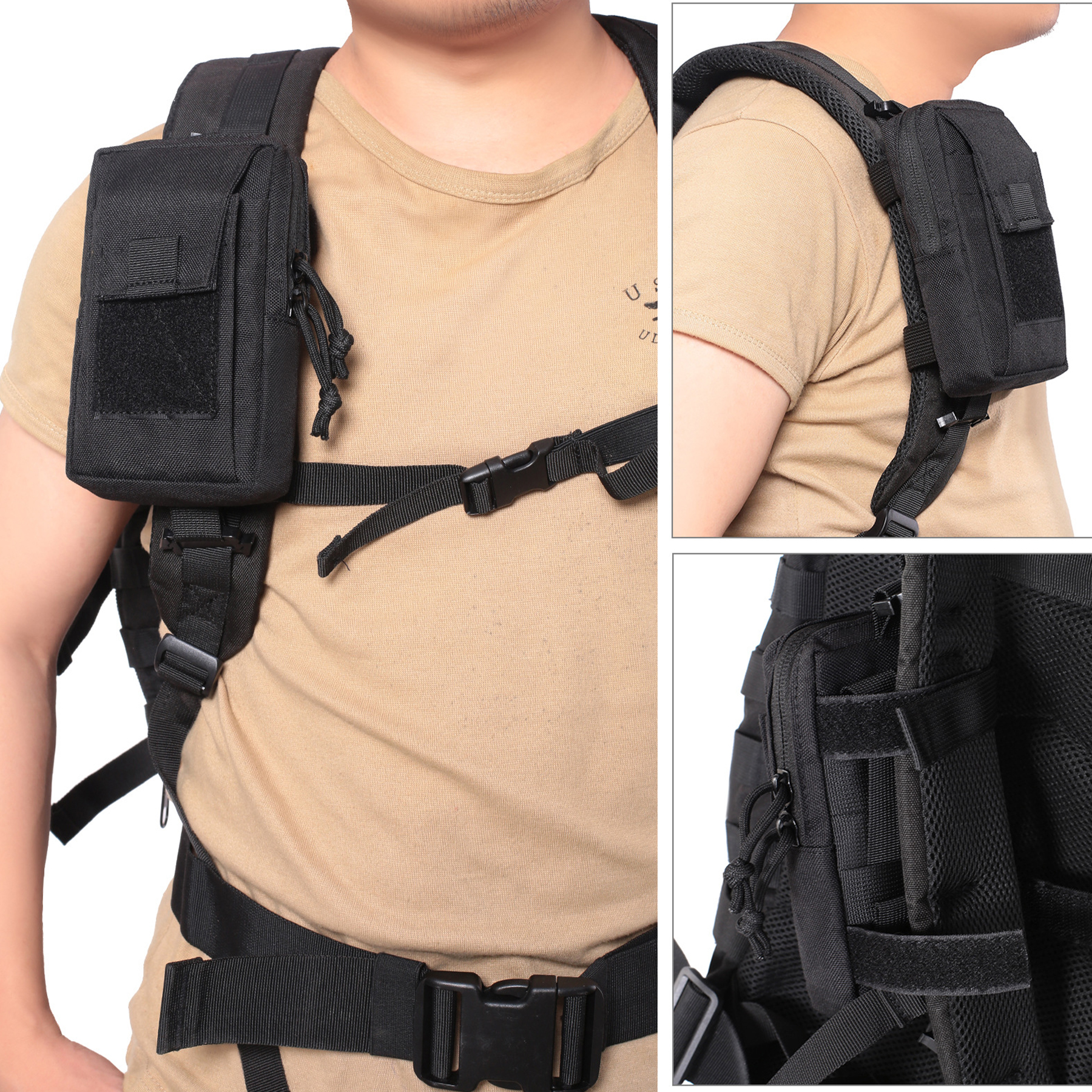 Nylon Outdoor tactical belt phone waist pack 2