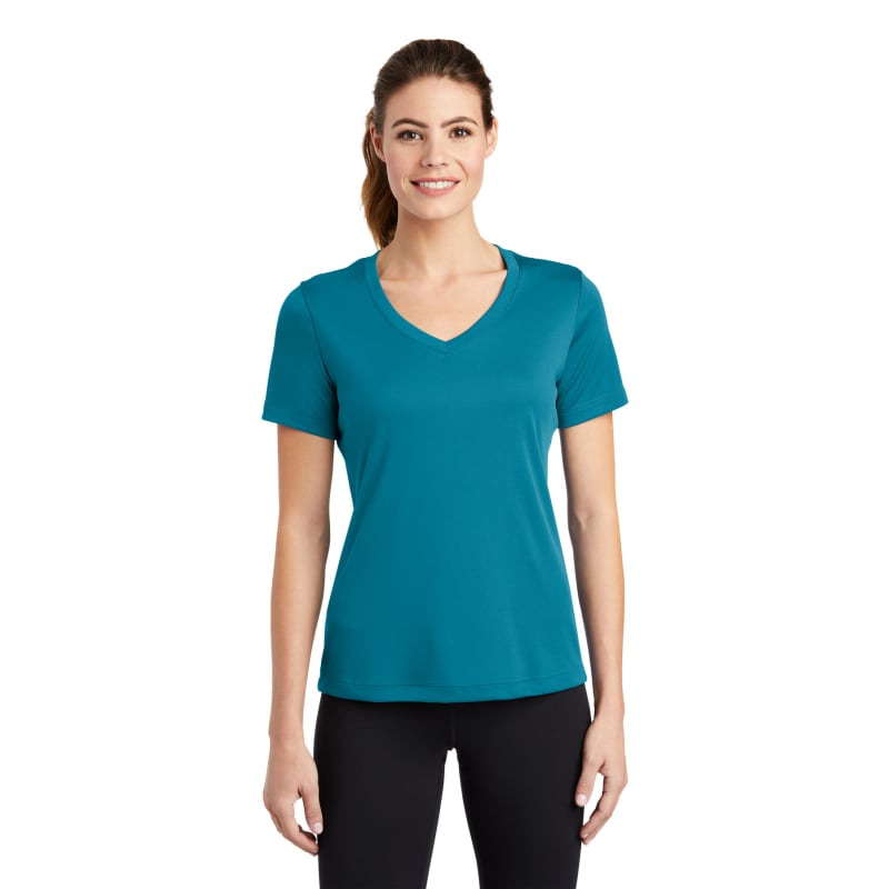 Sport-Tek Women's PosiCharge Competitor V-Neck Tee. 116