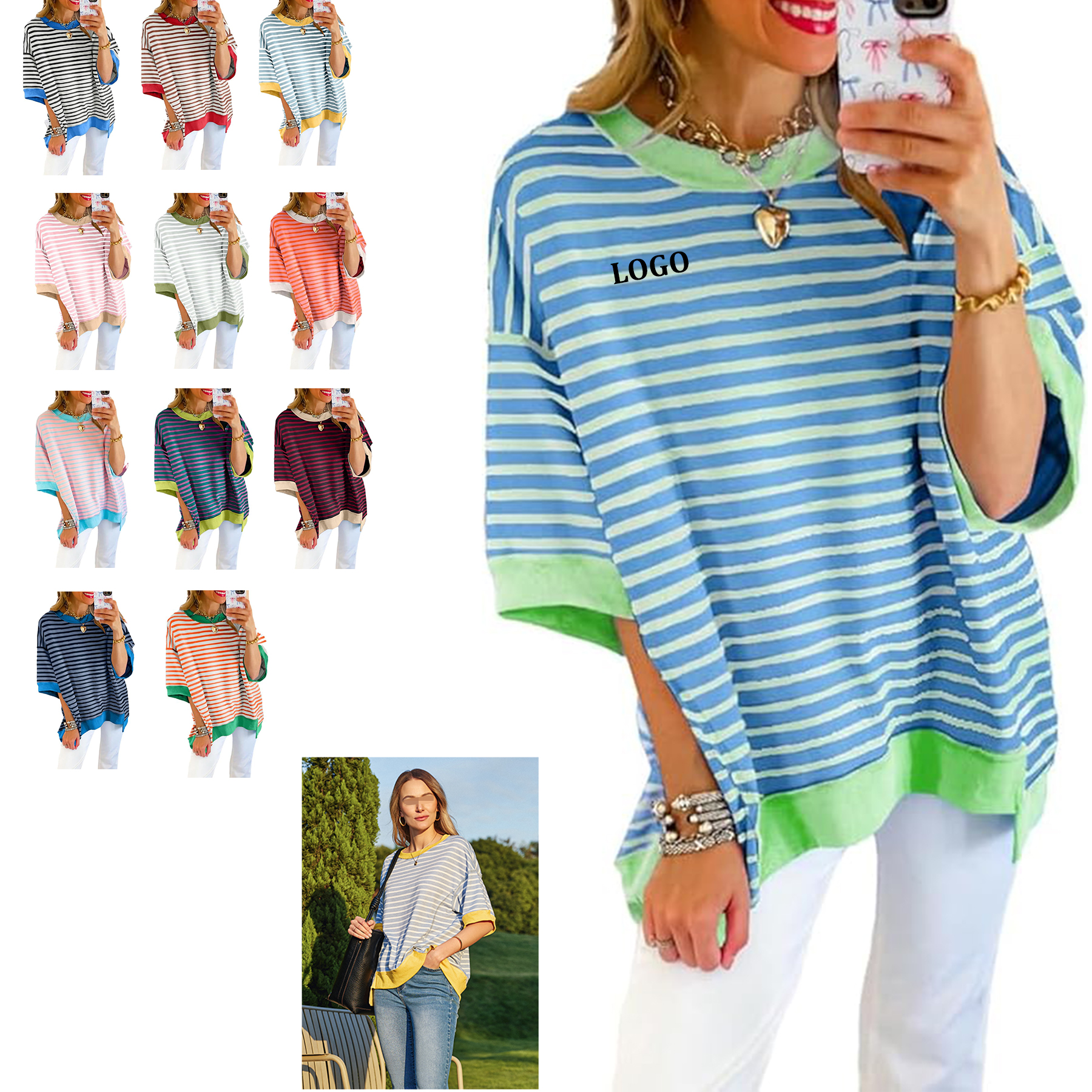 Womens Striped Shirt 9