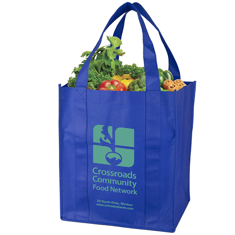 13"W x 15"H x 10"Gusset -"SUPER MEGA" Grocery Shopping Tote Bag 29