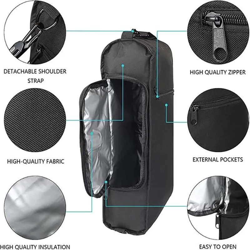 Golf Cooler Bag, Insulated Beer Sleeve 2