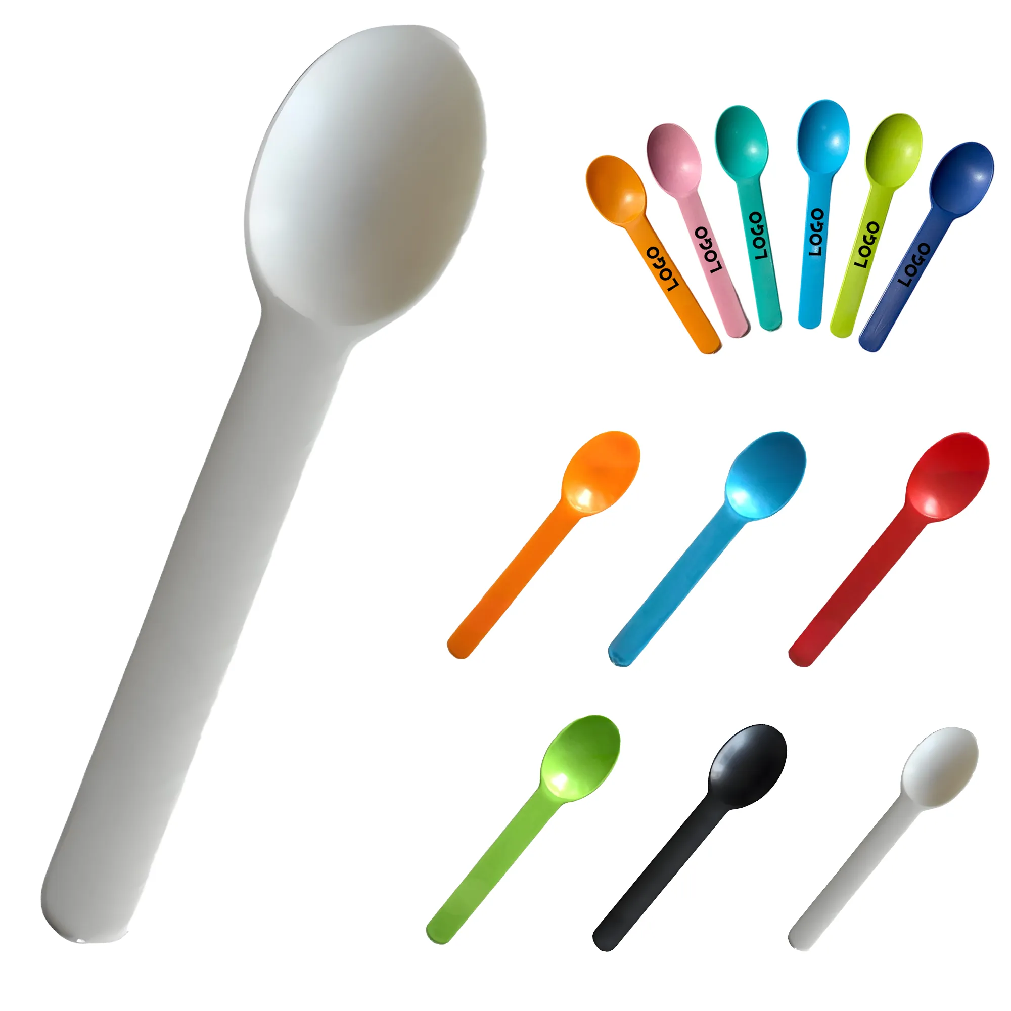 Disposable Cornstarch Dessert Spoon