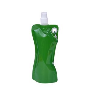 Snap Button Foldable Water Pack With Carabiner 26