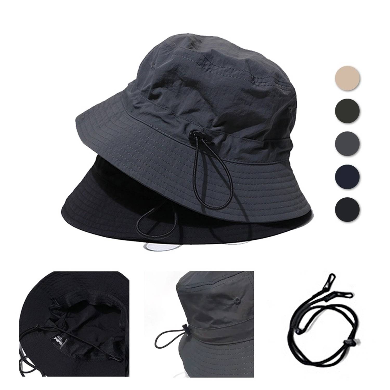 Lightweight Packable Travel Fishing Hat 7