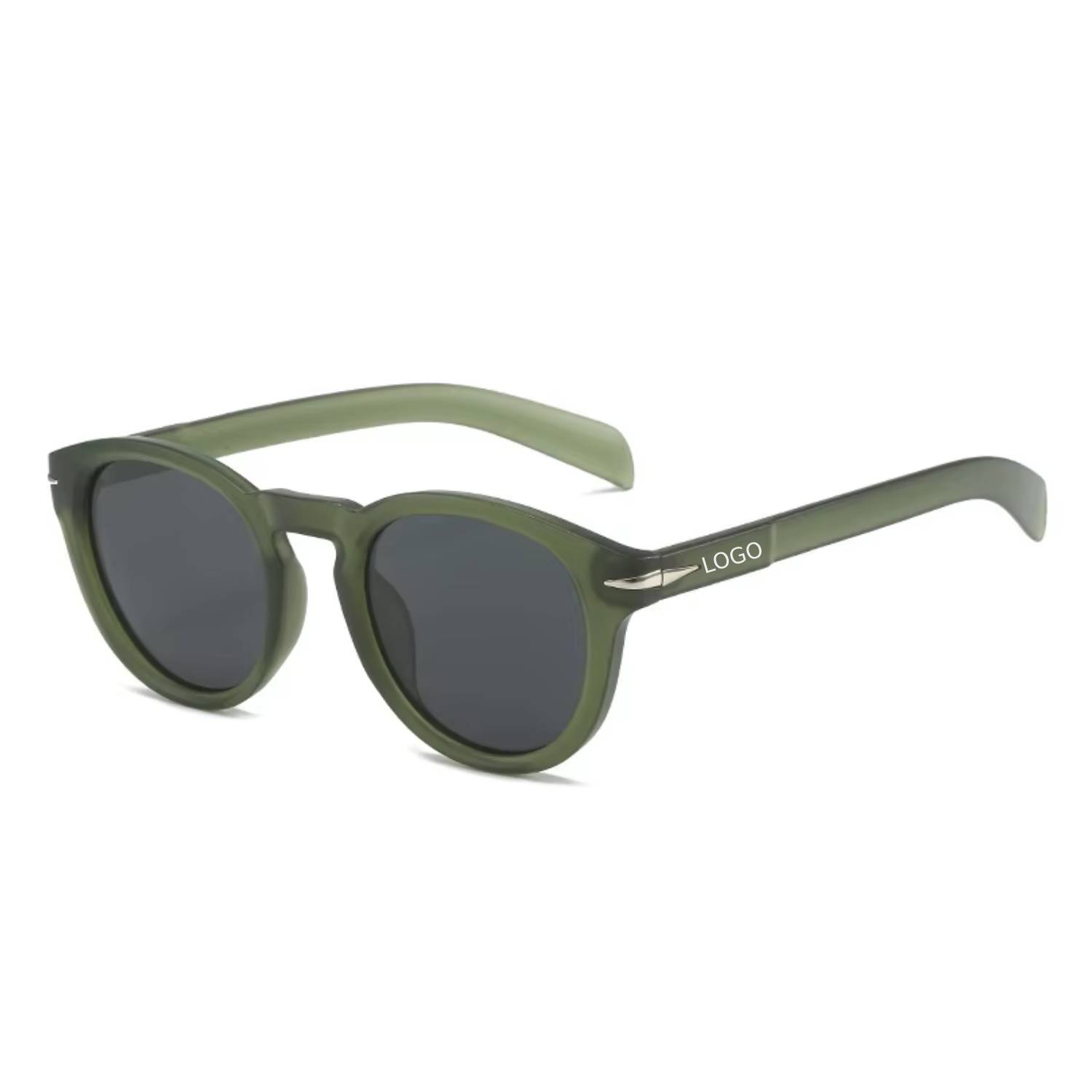 Unisex Oval Polycarbonate Sunglasses 6
