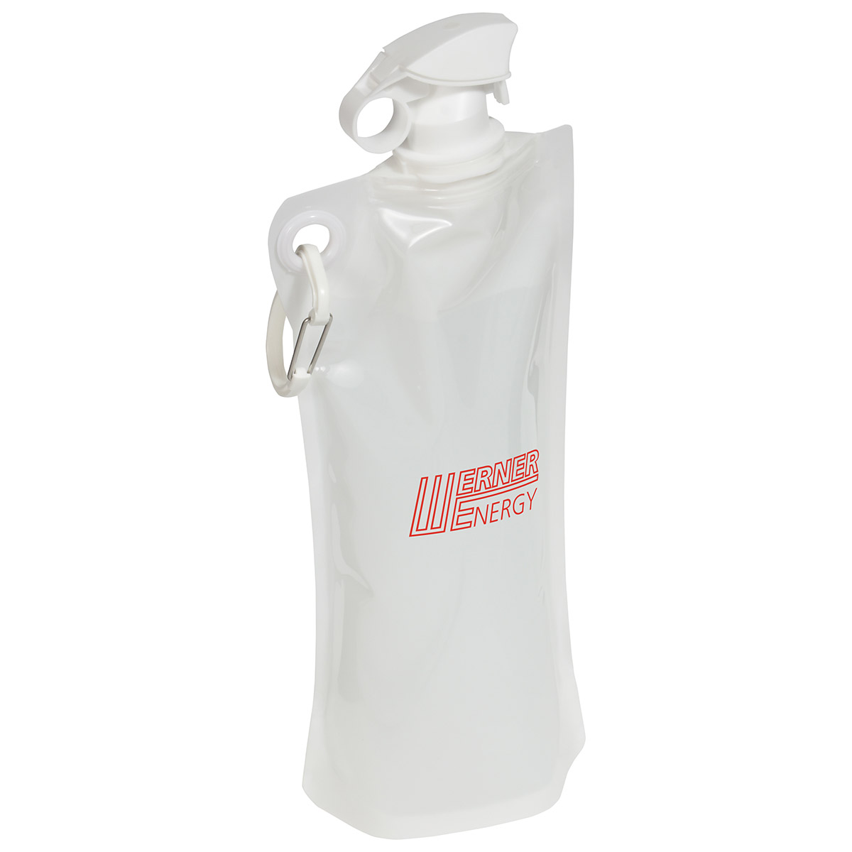 Flip Top Foldable Water Bottle with Carabiner 20