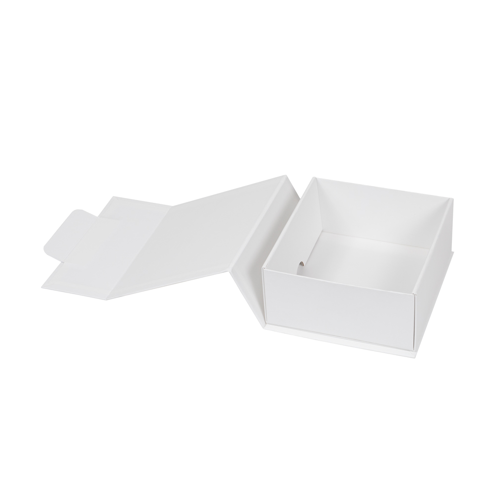Small White Kraft Premium Vesta Gift Box w/ Matte Gravure Anti-Rub Varnish 8