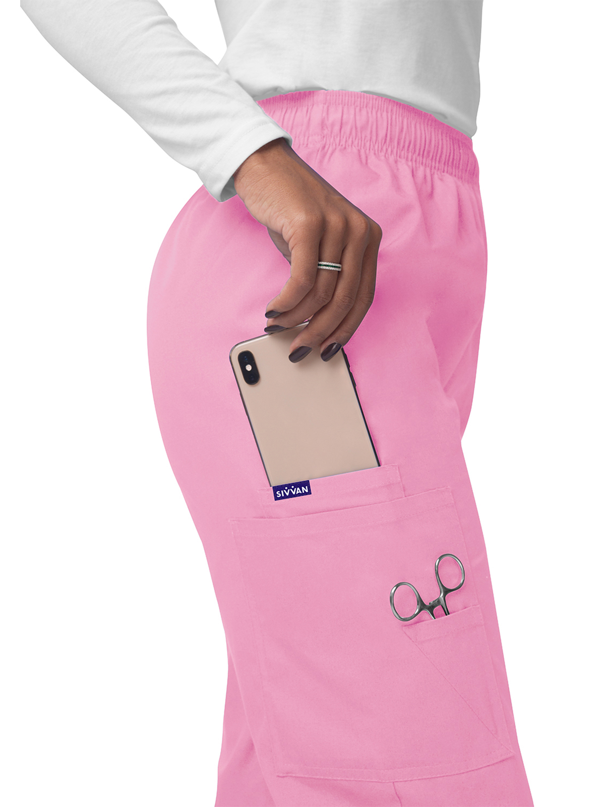 Adar - Sivvan - Women's Elastic Drawstring Cargo Pant 46