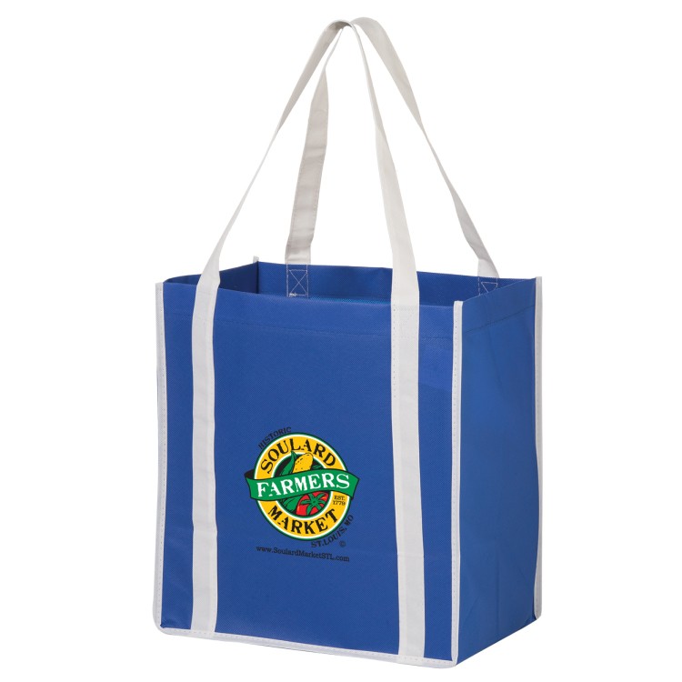 Non-woven Grocery Tote - Two Tone 1
