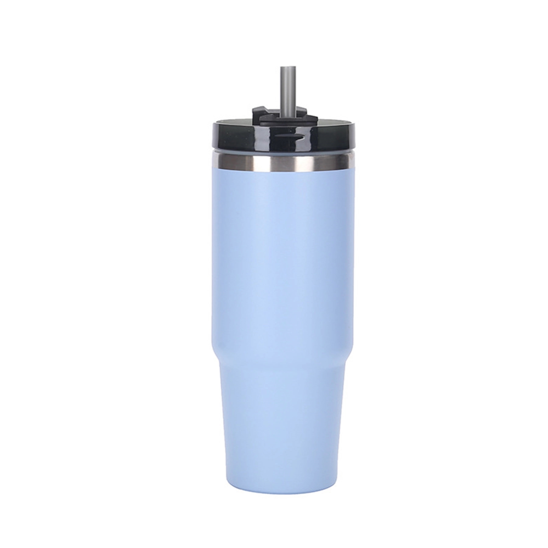 Stianless Steel  Coffee Tumbler With Straw 4