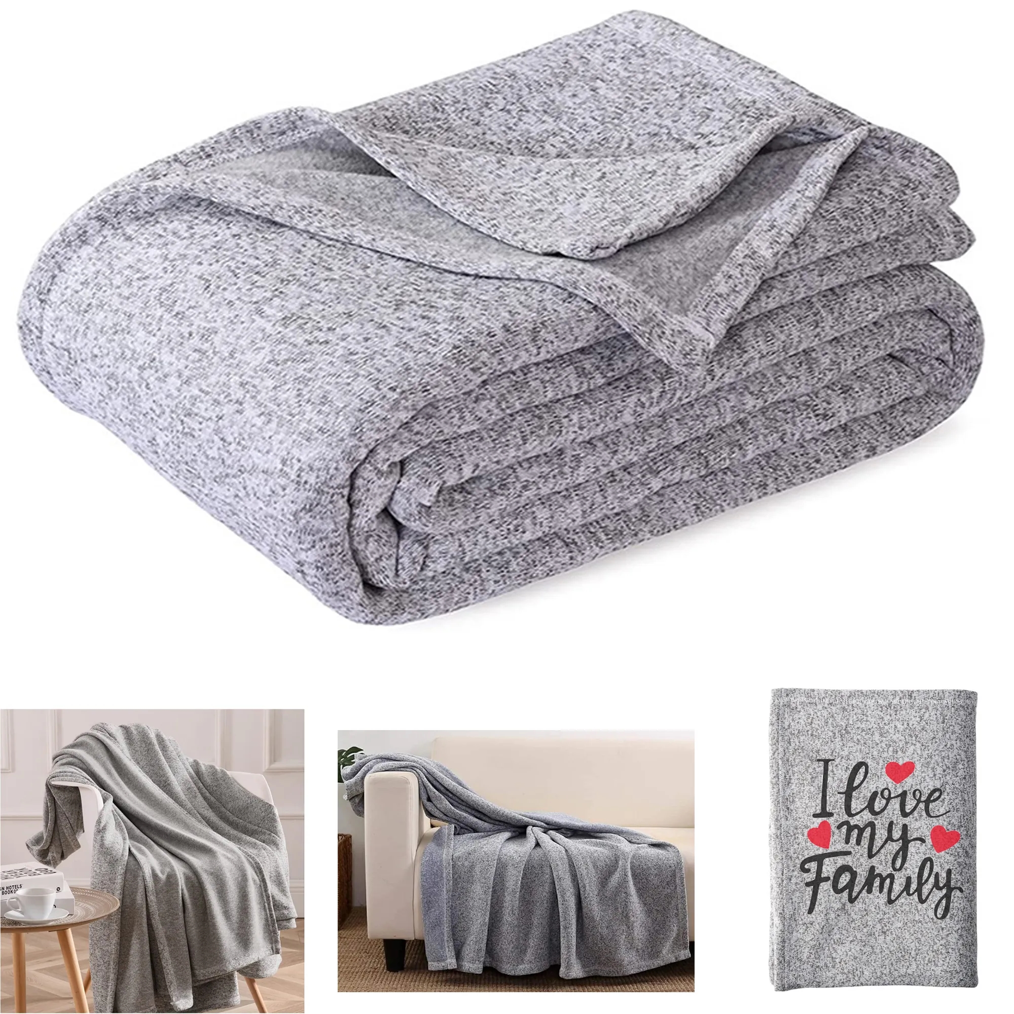 Winter Warm Soft Touch Home Blanket MOQ20pcs