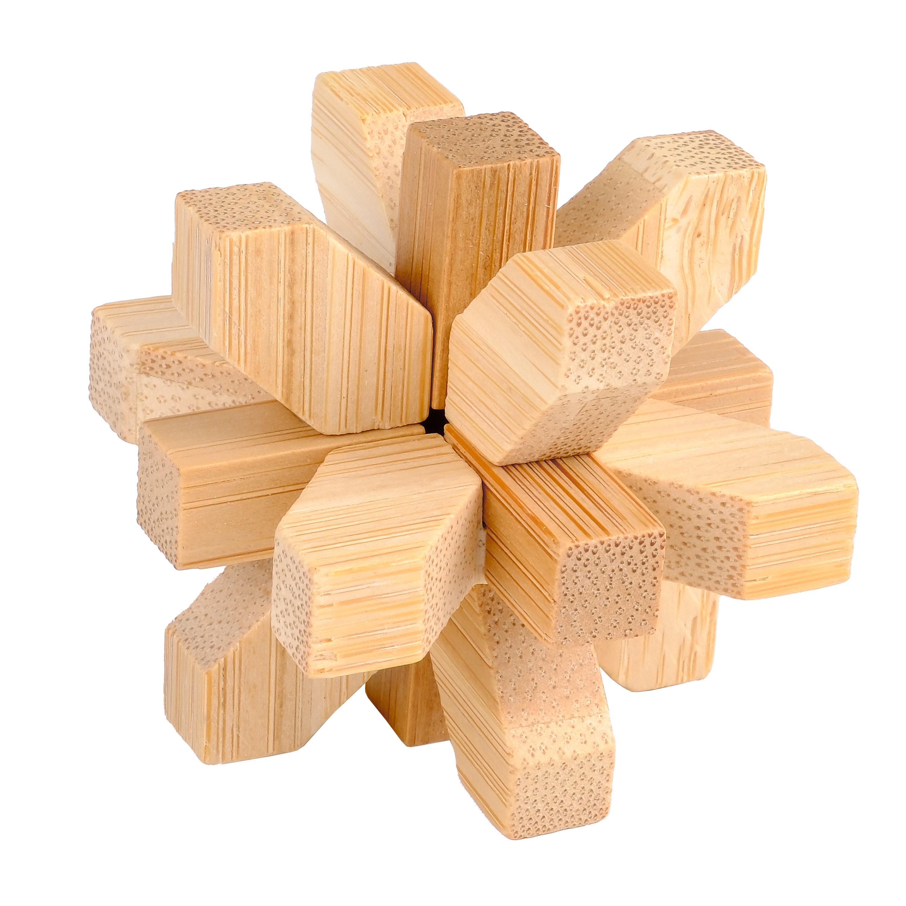 Bamboo Brainteaser Puzzle Set 7