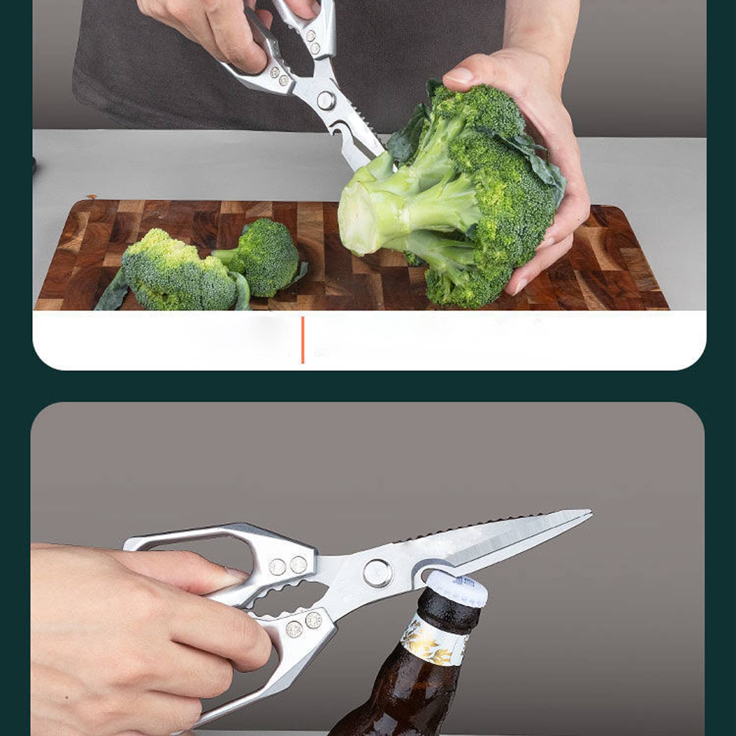 Multi Functional Stainless Steel Chicken Bone Scissors 7