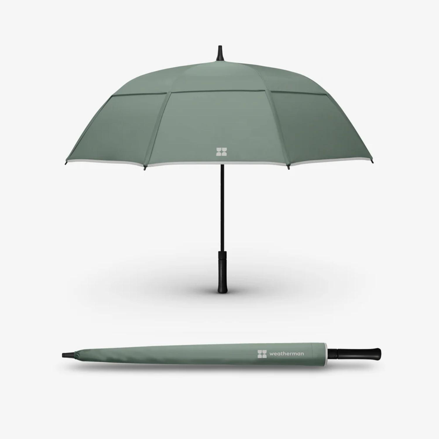 Weatherman® 100% Recycled 55″ arc UPF 50+ Walk Umbrella 4